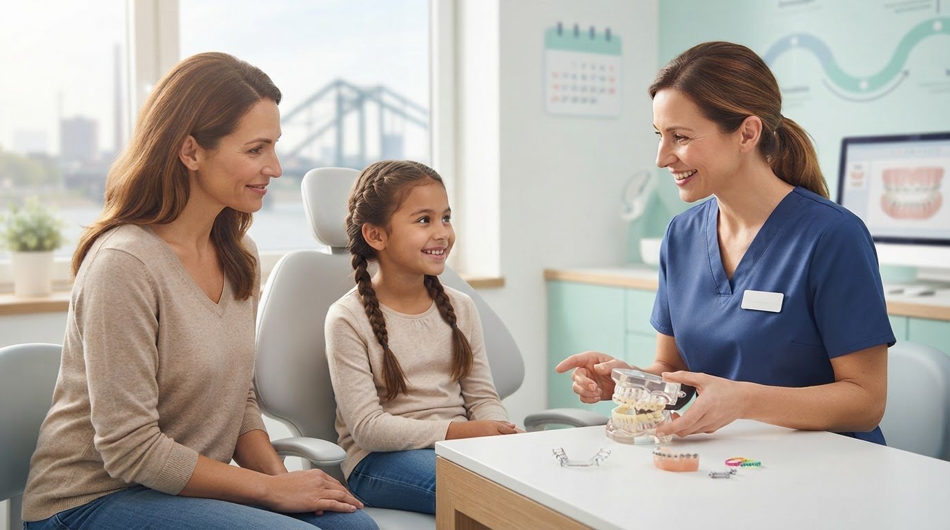 Kreuzbissbehandlung für Kinder in Duisburg: Kosten und KFO
